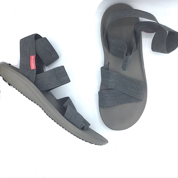 Columbia Barraca Grey Strappy Sandals 9 Outdoor - Picture 2 of 7